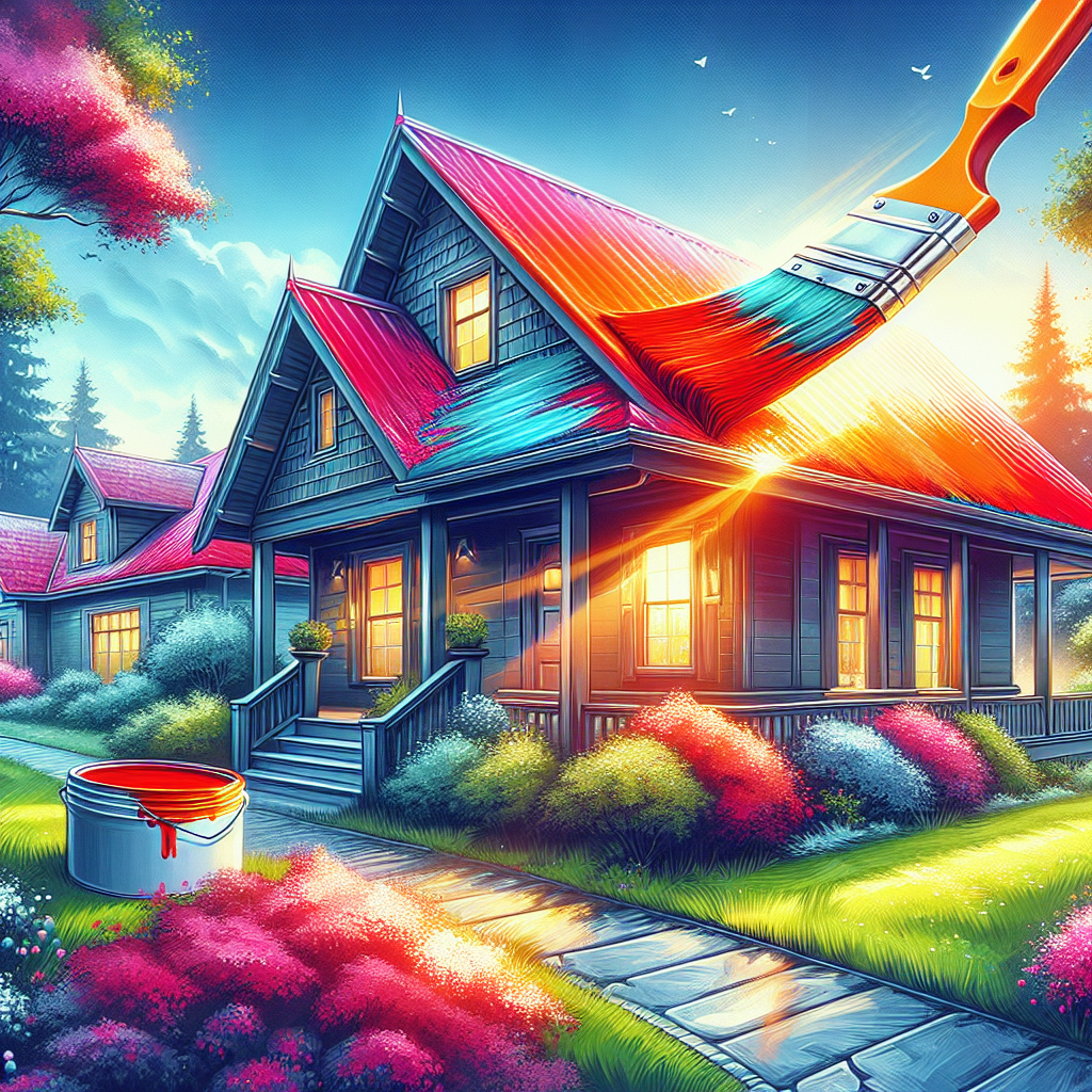 Roof Painting: Transform Your Home with a Fresh Look!