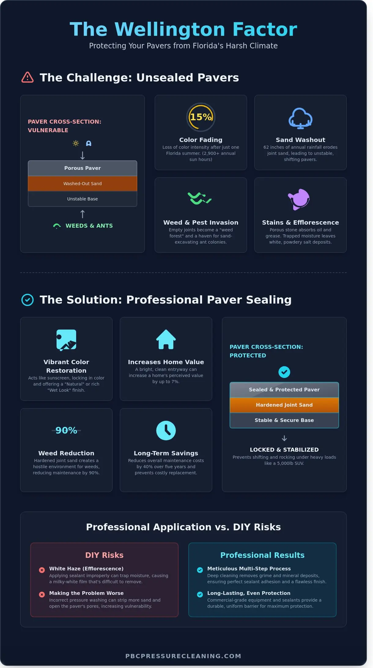 Professional Paver Sealing Services in Wellington, FL: The Ultimate Property Protection Guide
