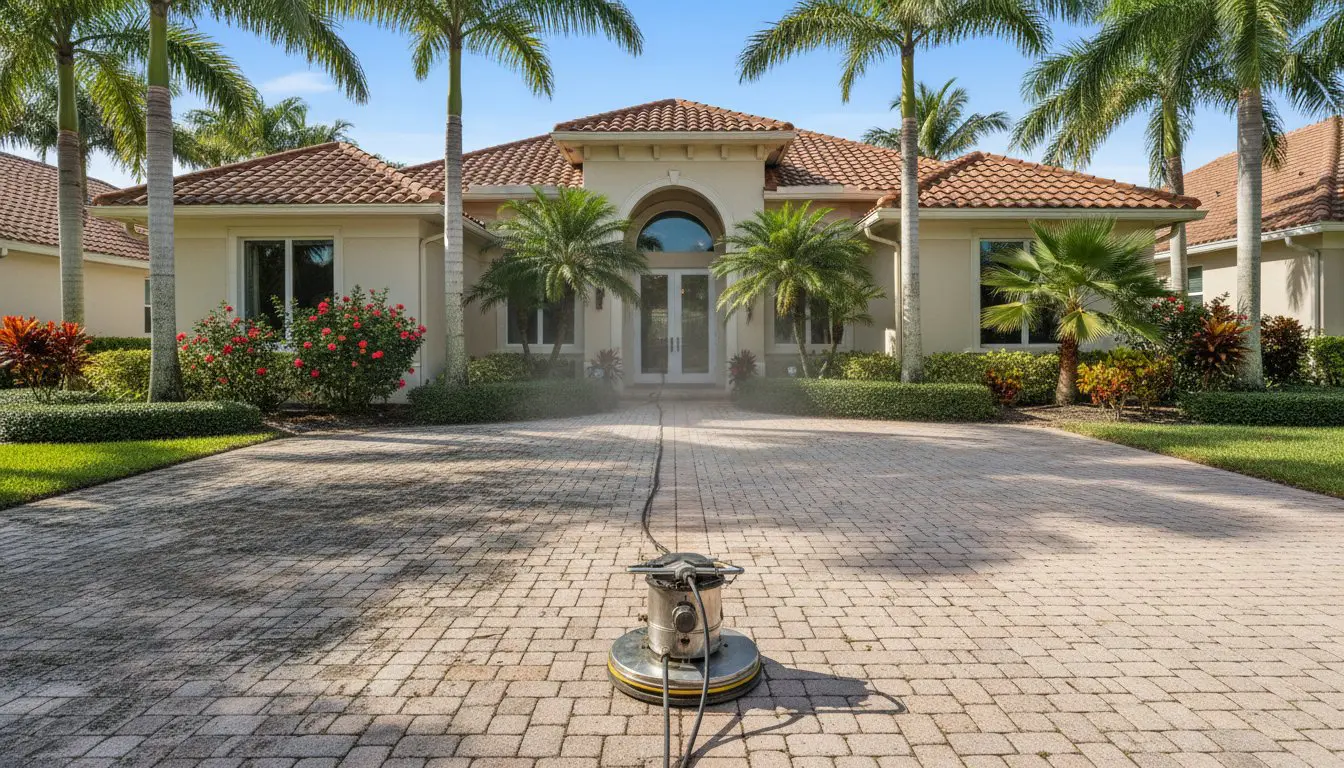 Professional Driveway Cleaning in Palm Beach Gardens