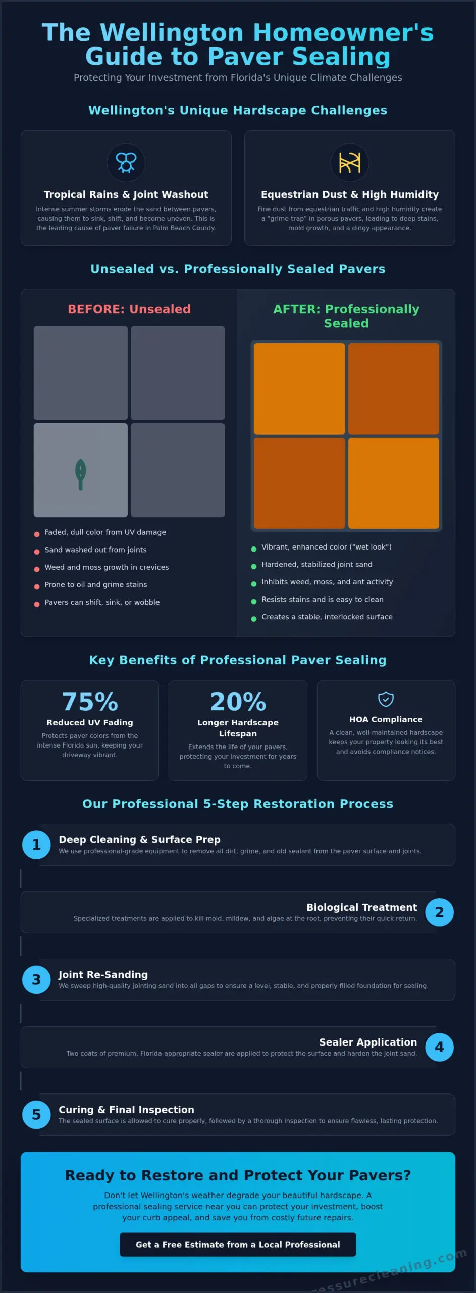 Professional Paver Sealing in Wellington, FL: The Complete 2026 Guide