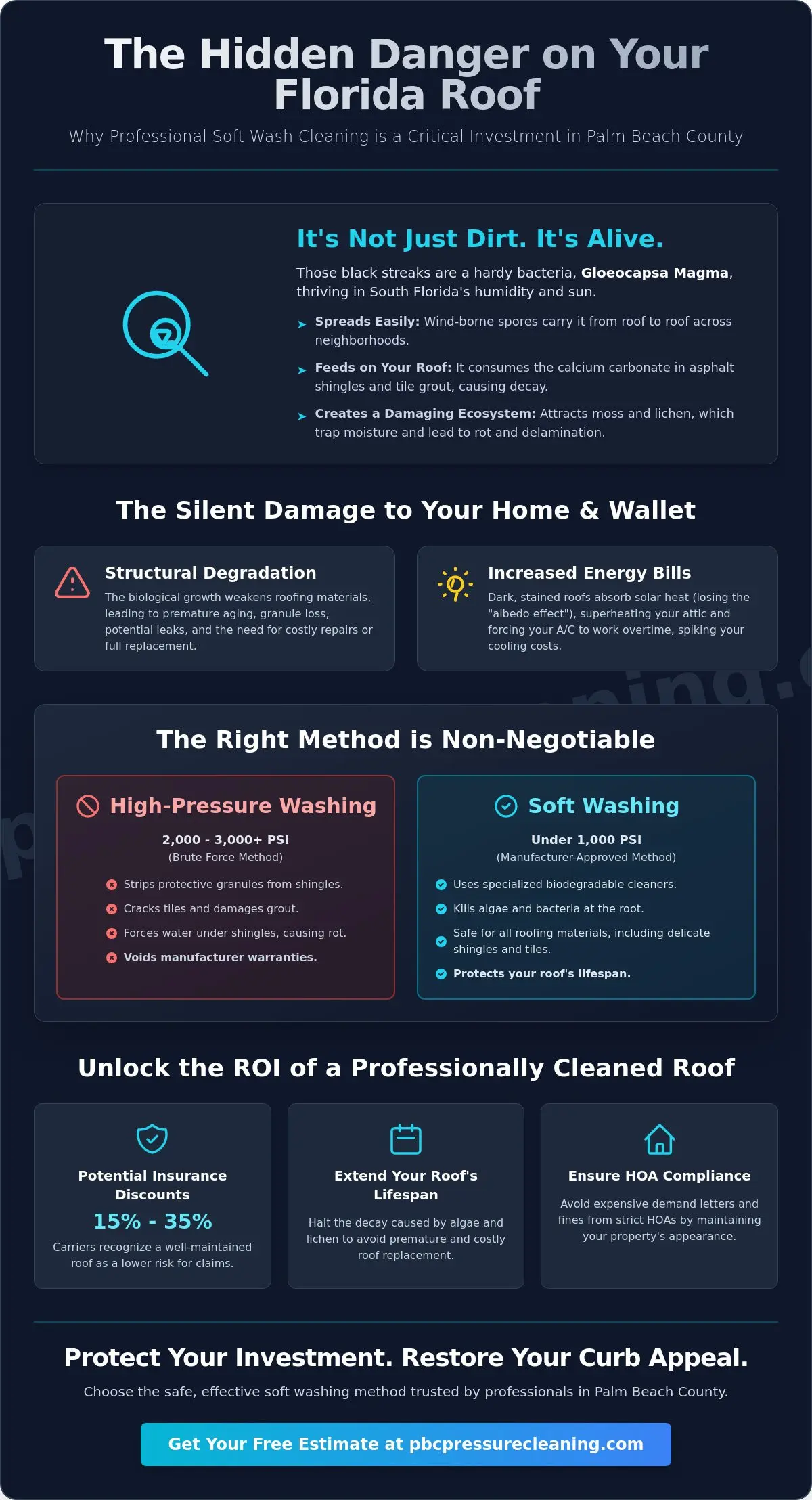 Professional Roof Cleaning in Palm Beach County: Protect Your Home Investment