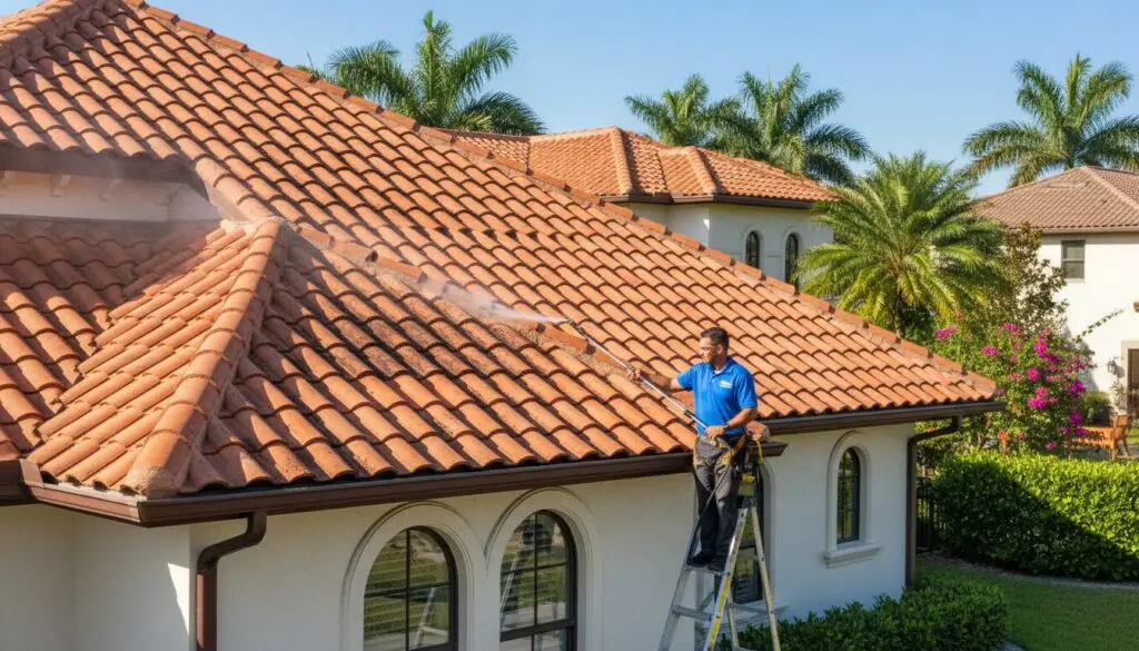 The Top Benefits of Soft Wash Roof Cleaning for Florida Homeowners