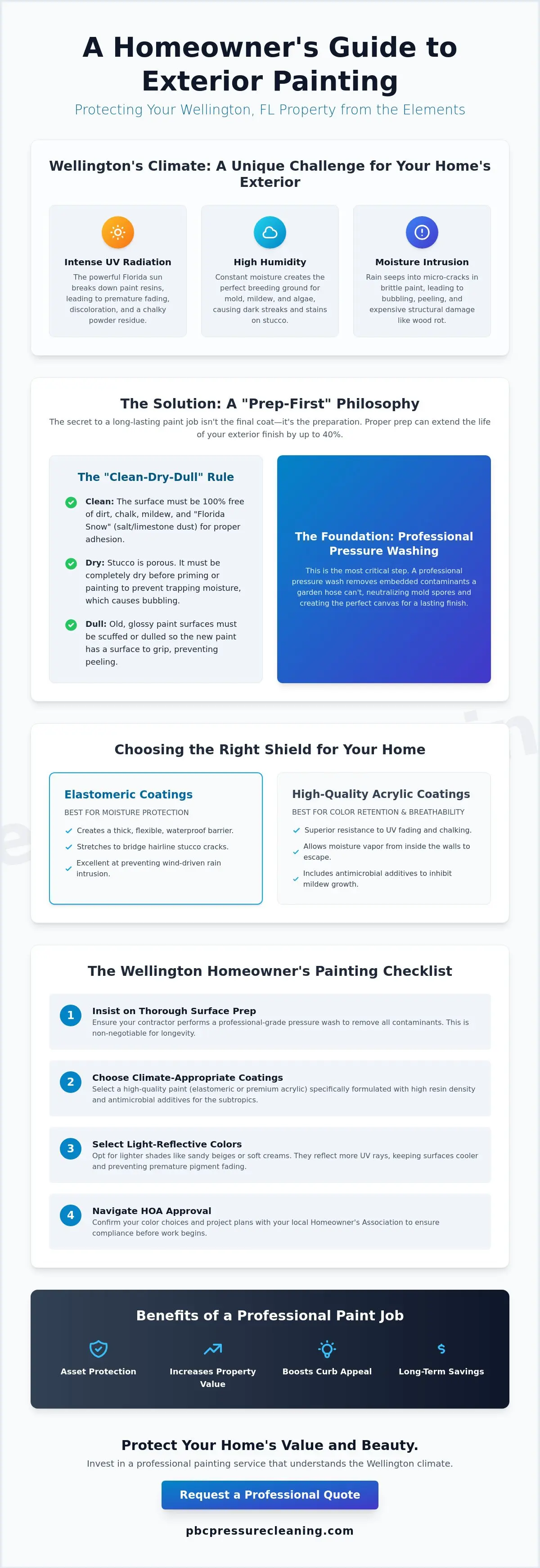 Expert Exterior Painting Services in Wellington, Florida