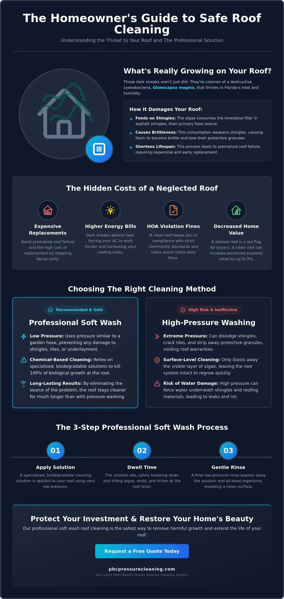 Professional Roof Cleaning in Palm Beach Gardens: Protect Your Florida Home