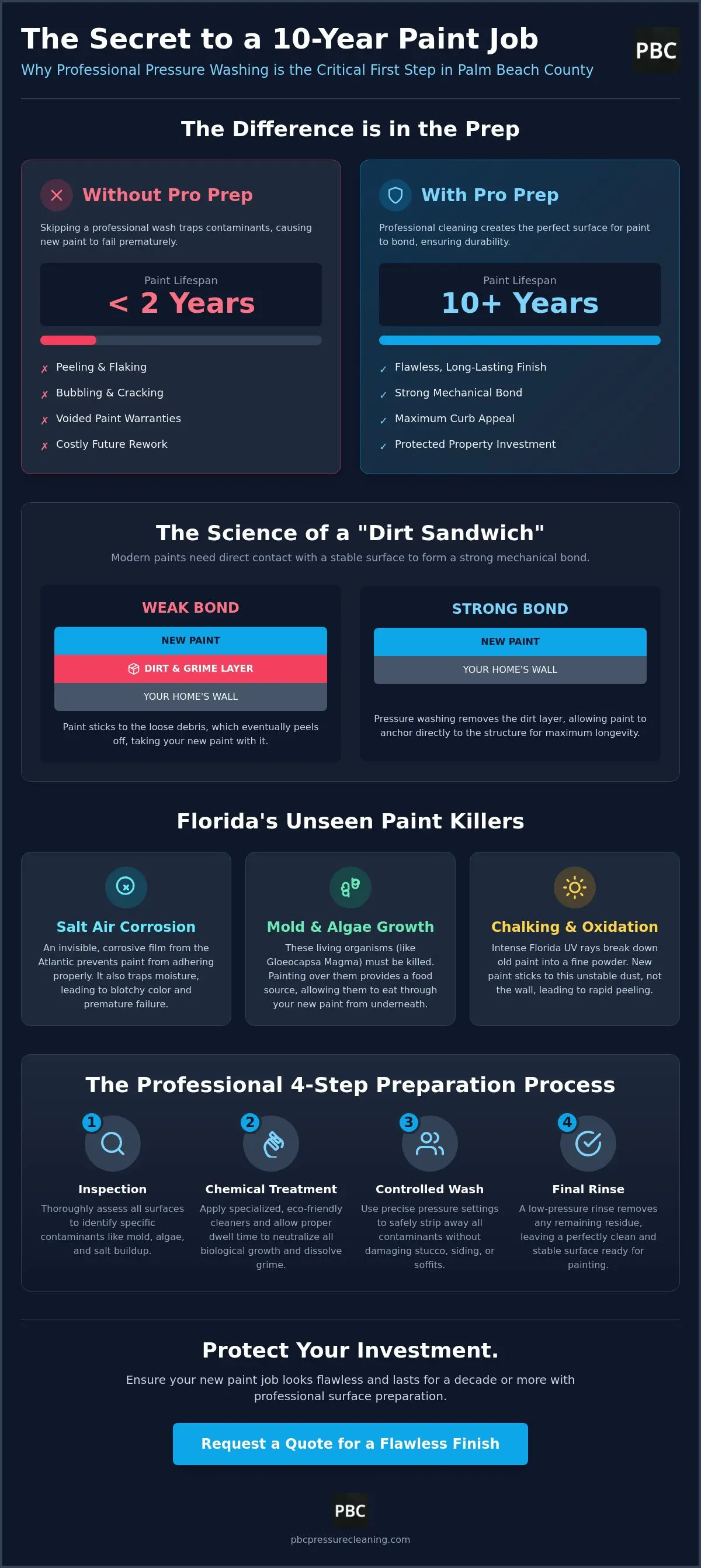 Pressure Washing Before Painting Exterior: The Ultimate Guide for Florida Homeowners