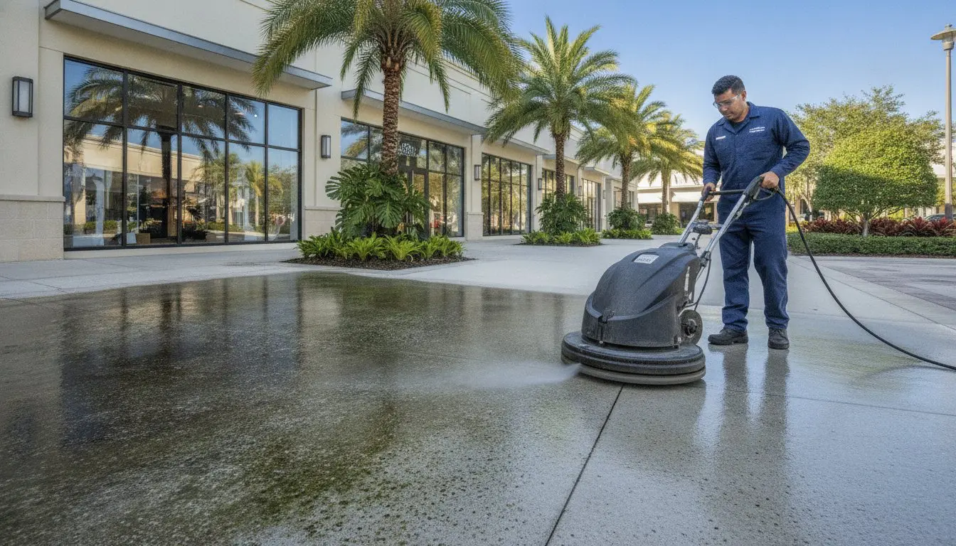 Expert Commercial Pressure Washing in Palm Beach County