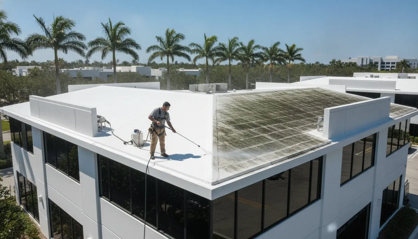 Expert Commercial Roof Cleaning in Palm Beach Gardens