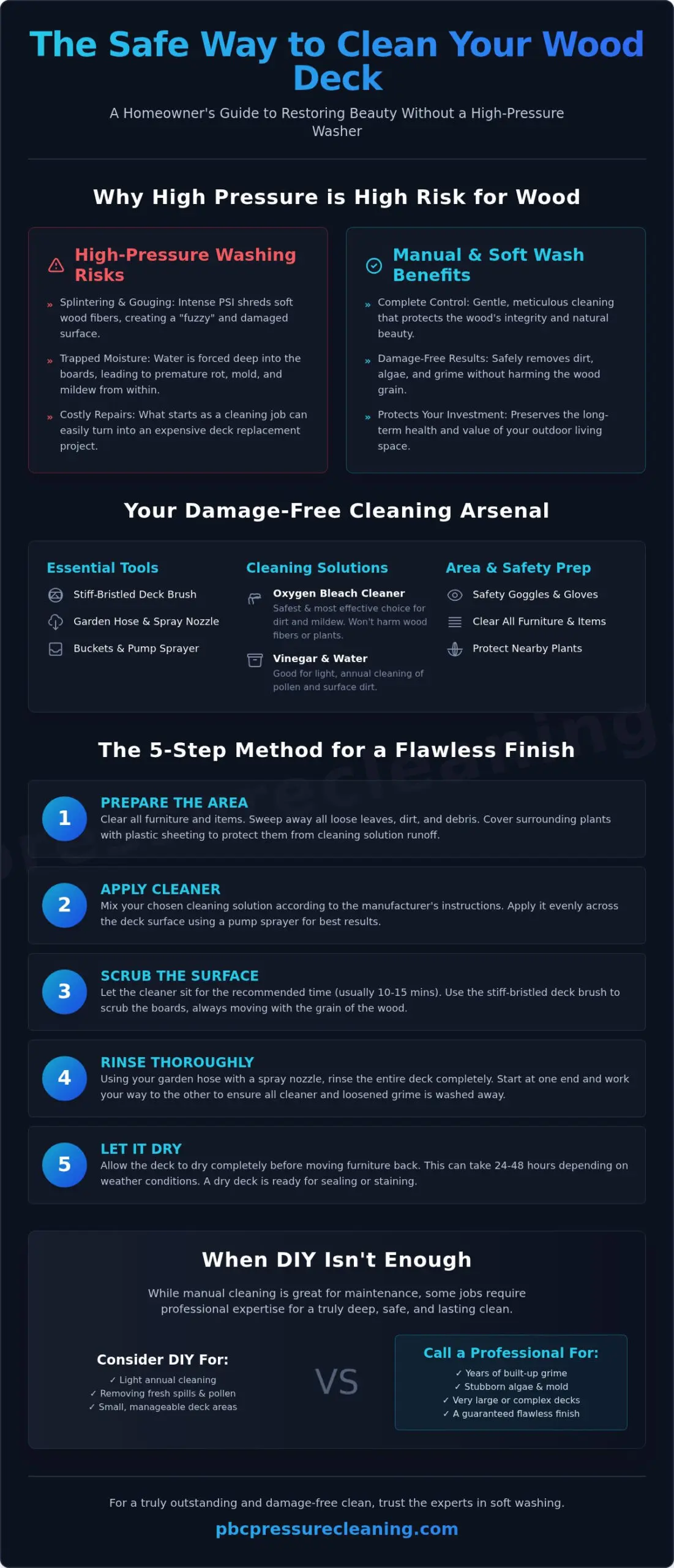 How to Clean a Wood Deck Without a Pressure Washer: A Step-by-Step Guide