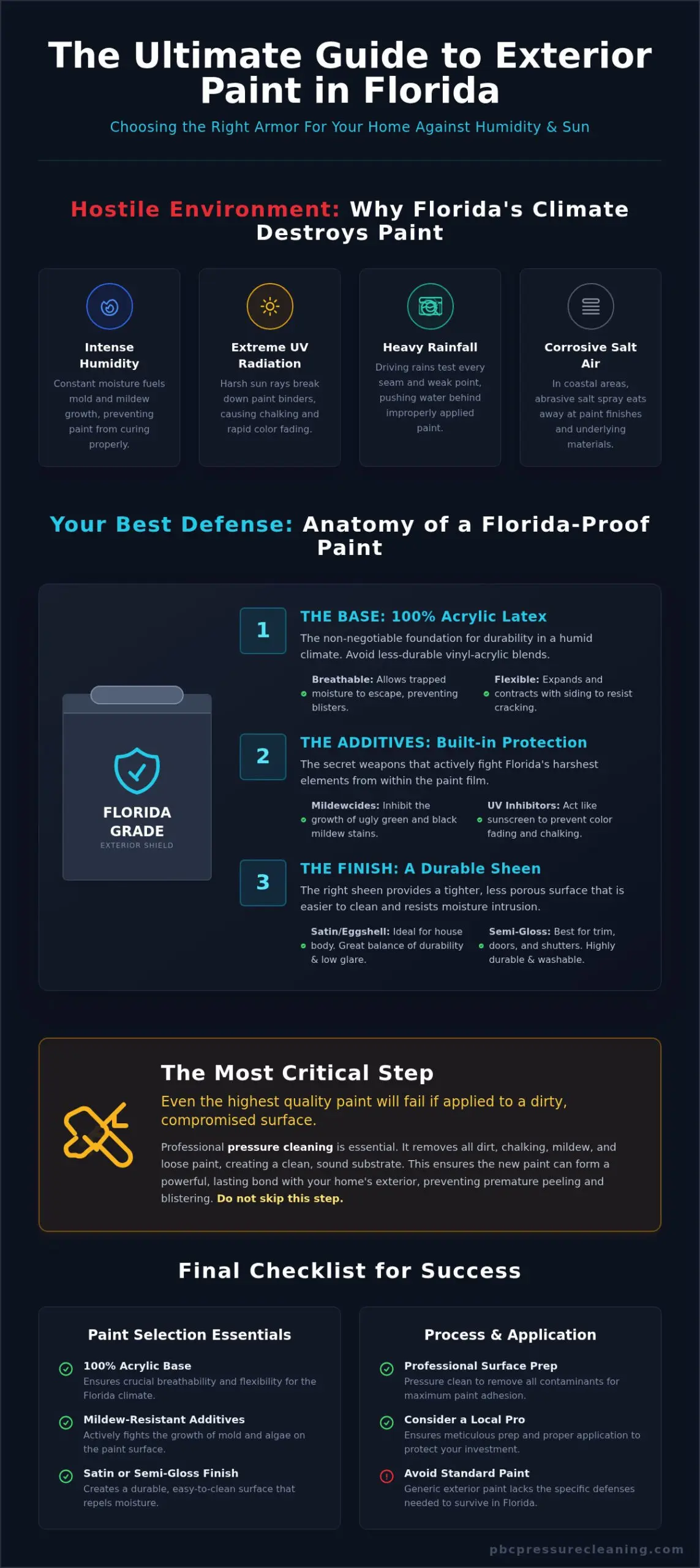 The Best Exterior Paint for Florida Humidity: A 2026 Homeowner's Guide