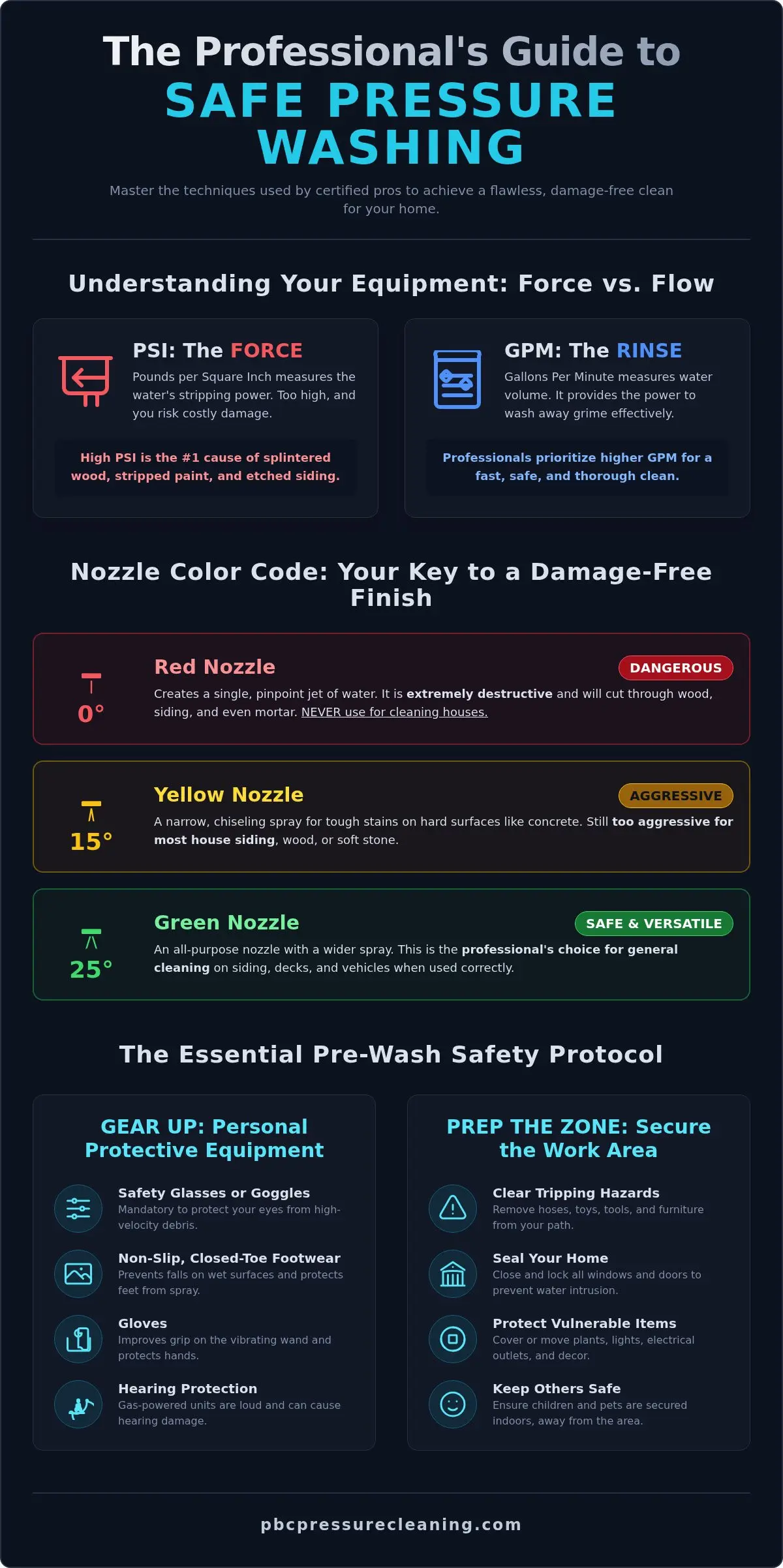 A Professional's Guide to Safe Pressure Washing Techniques