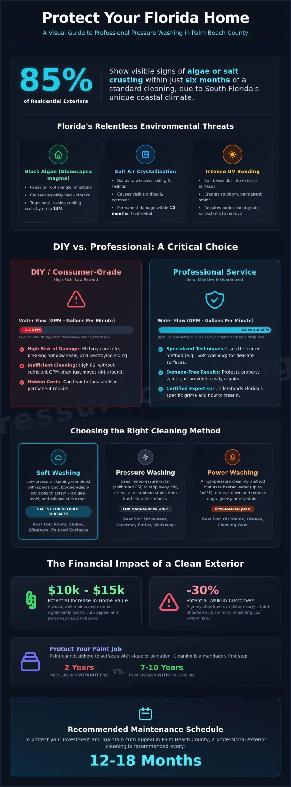Professional Pressure Washing: The Ultimate Guide for Palm Beach County Homeowners (2026)