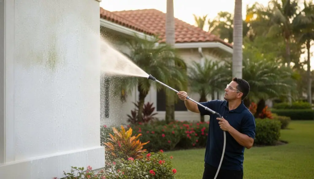 Low Pressure Exterior Cleaning in Palm Beach Gardens