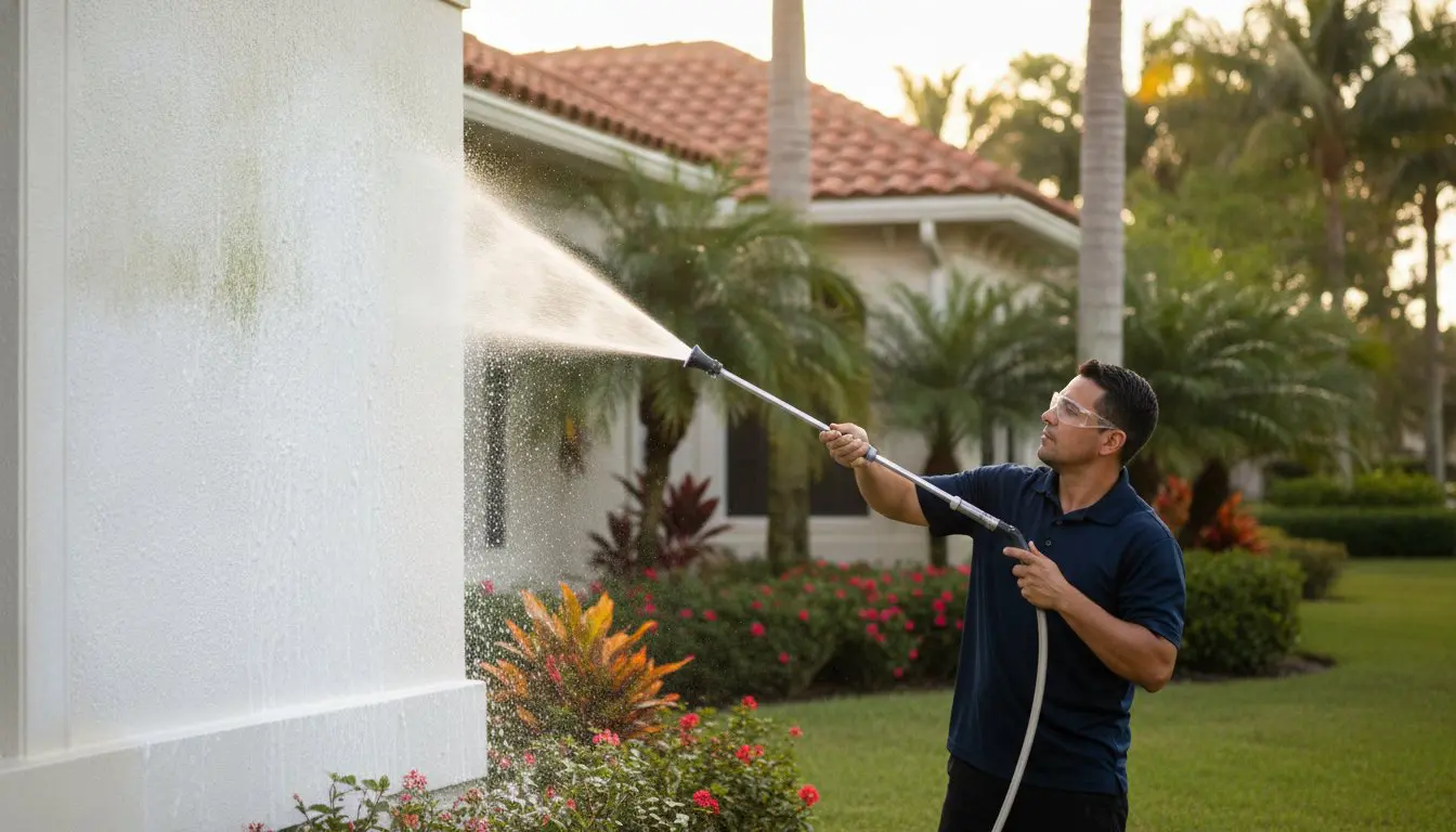 Low Pressure Exterior Cleaning in Palm Beach Gardens