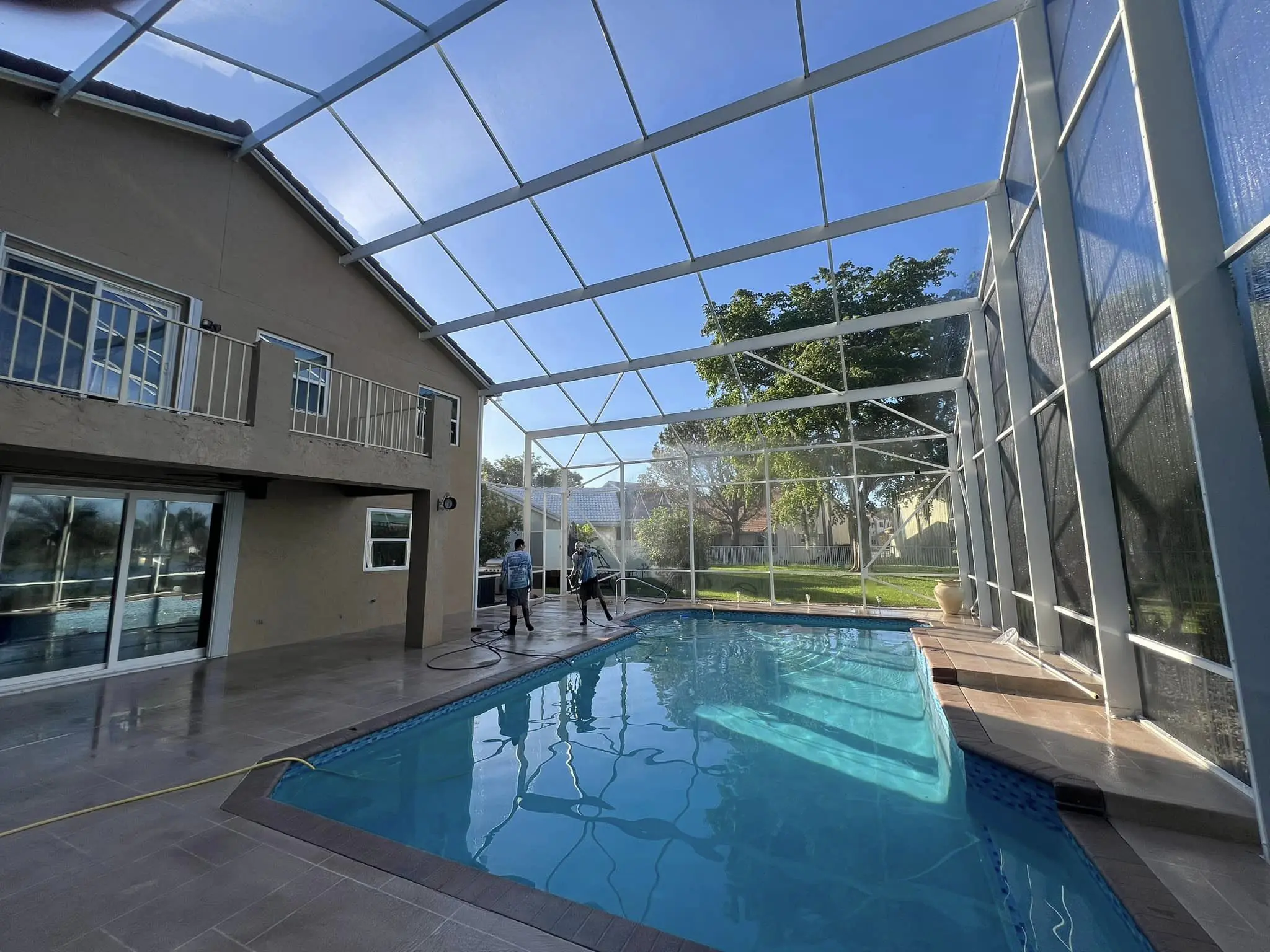Patio and Walkway Pressure Washing Wellington FL Pressure washing patio and walkways in Wellington FL
