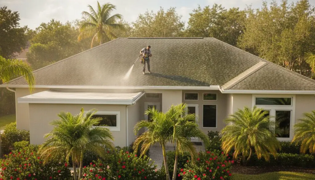 Safe Roof Chemical Treatment in Palm Beach County