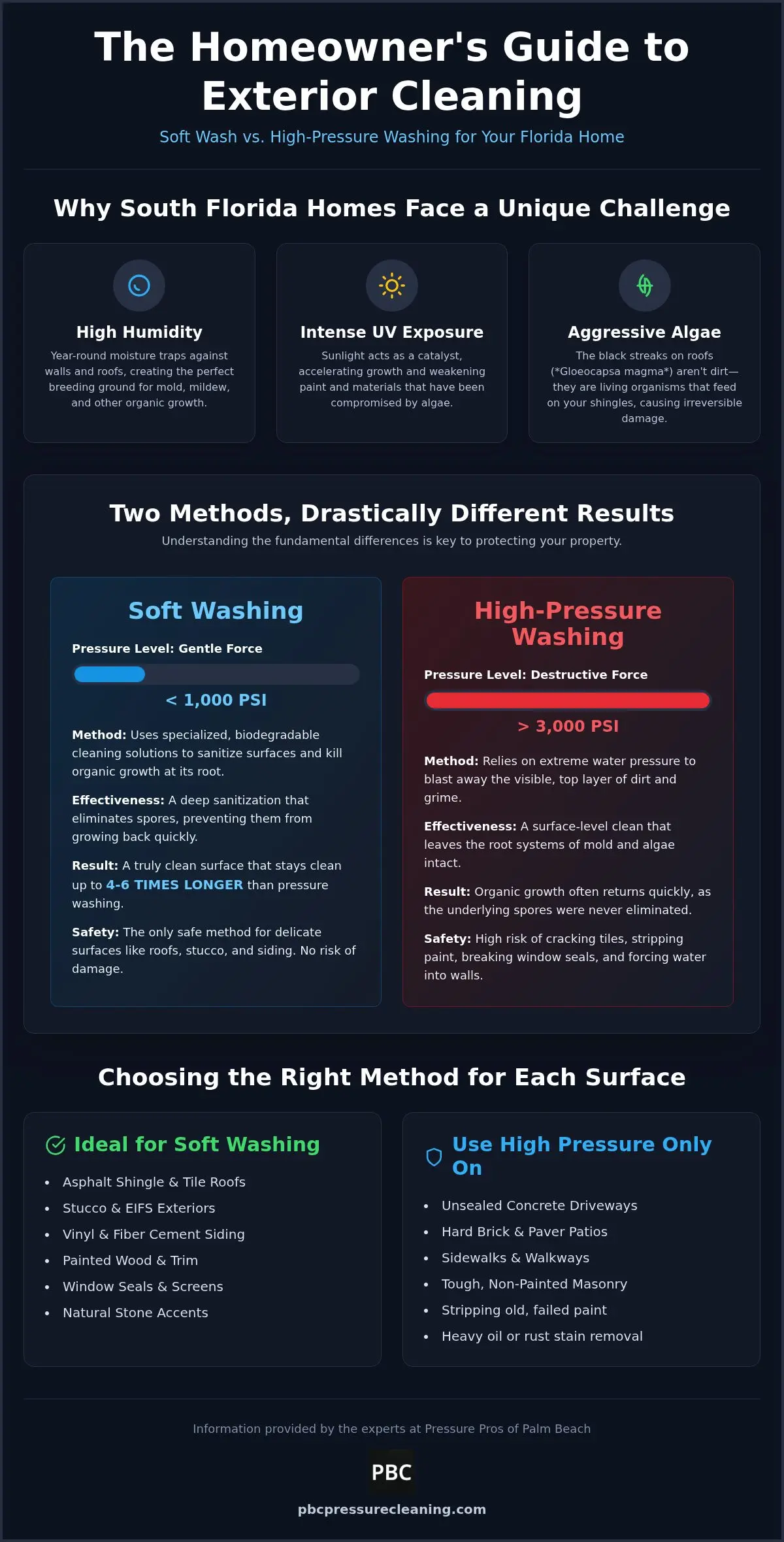 Soft Wash Services in 33449: Expert Care for Your Home
