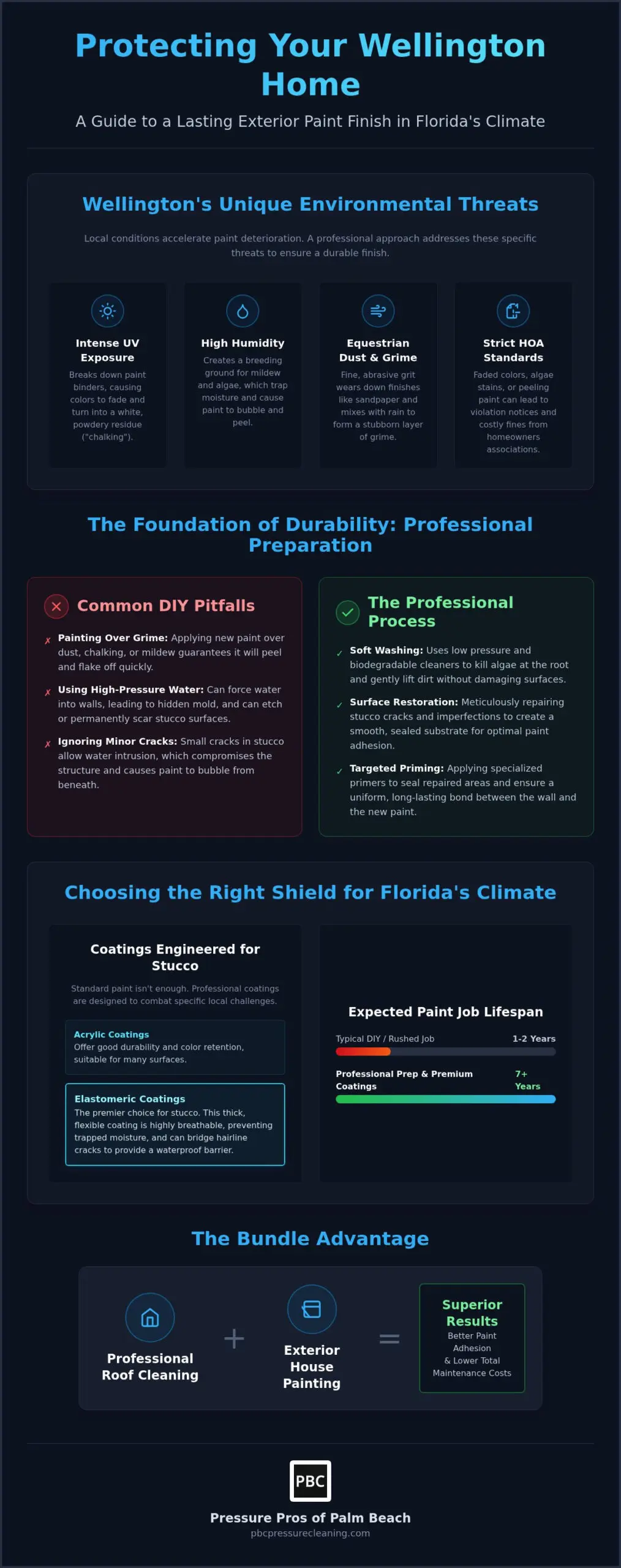 Professional Exterior House Painters in Wellington, FL: Protecting Your Home from the Florida Elements