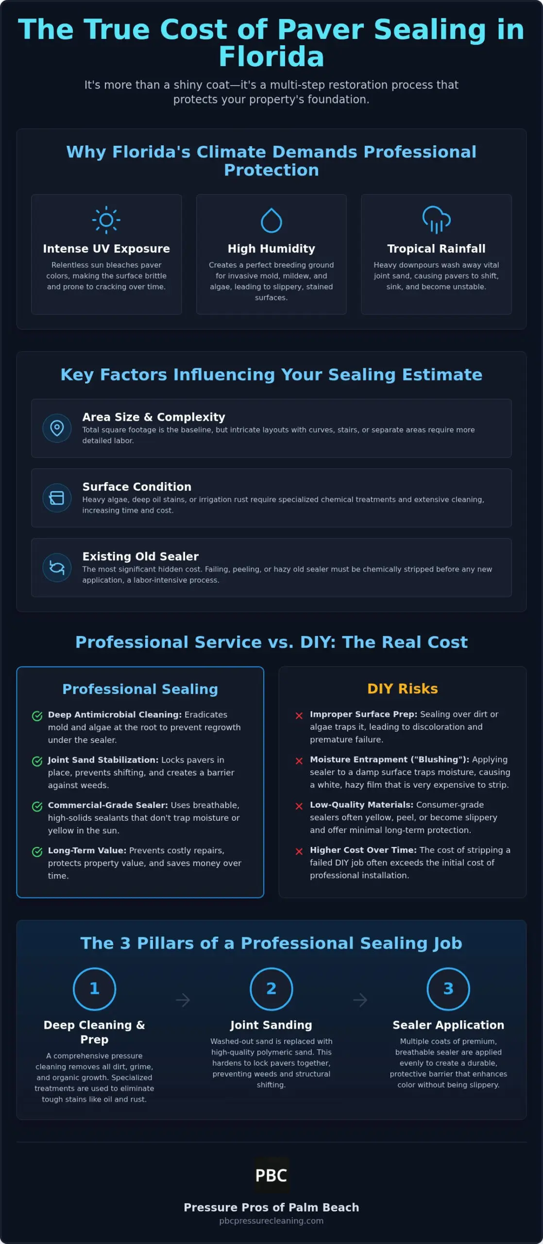 Cost to Seal Pavers in Florida: 2026 Homeowner Pricing & Value Guide