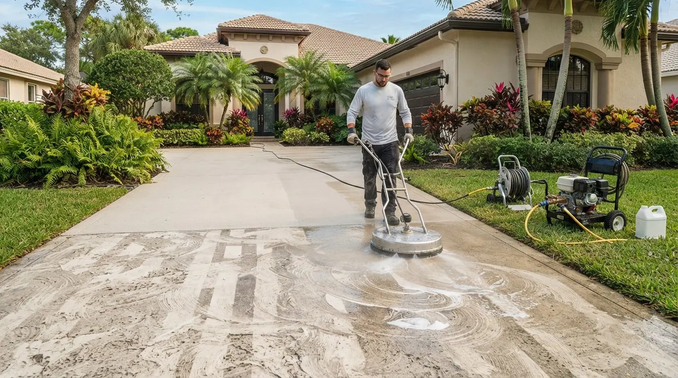 Fixing Pressure Washer Etch Marks on Concrete: A Wellington Homeowner’s Guide