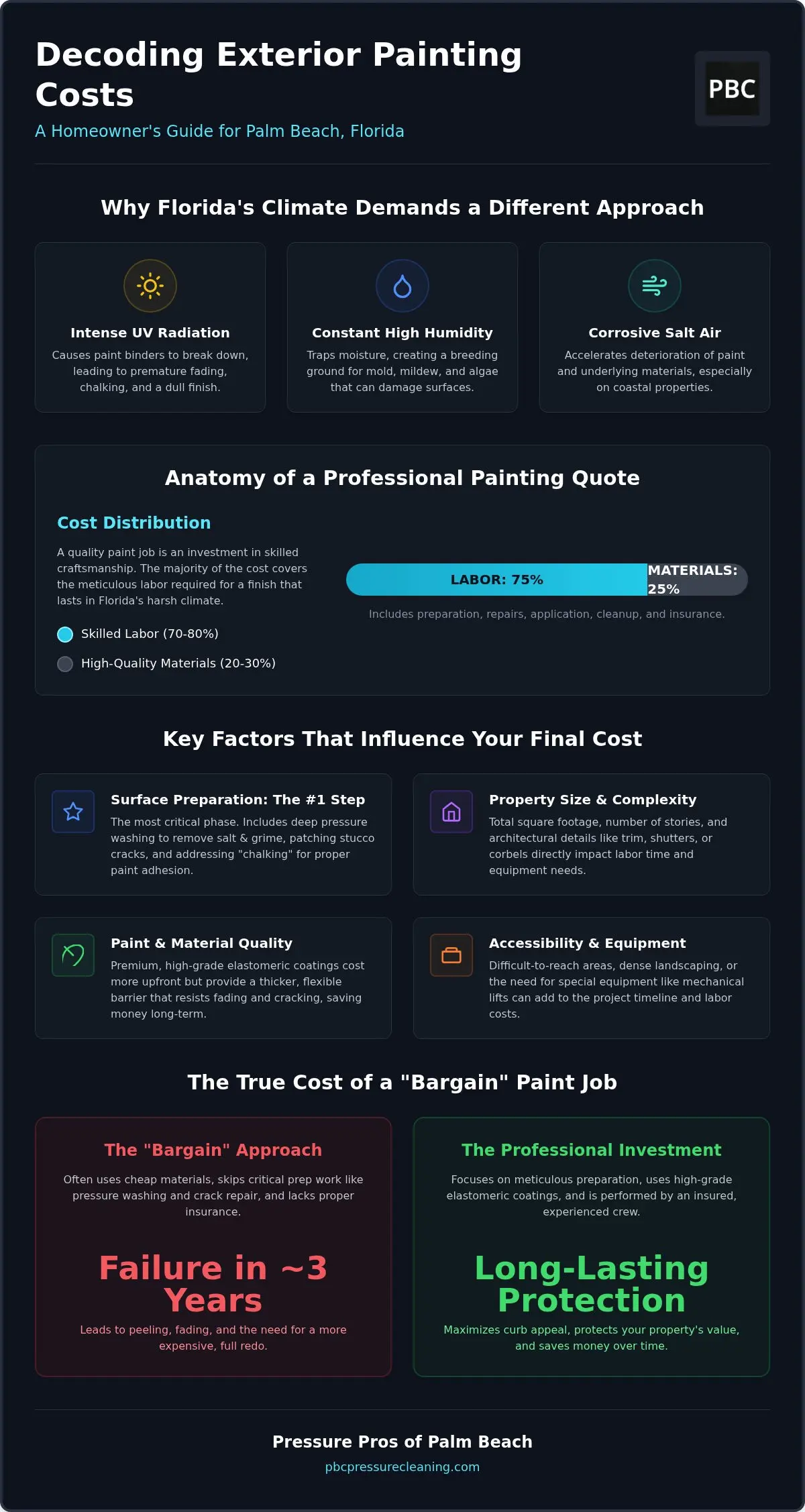 Exterior Painting Cost in Palm Beach: A 2026 Homeowner’s Guide