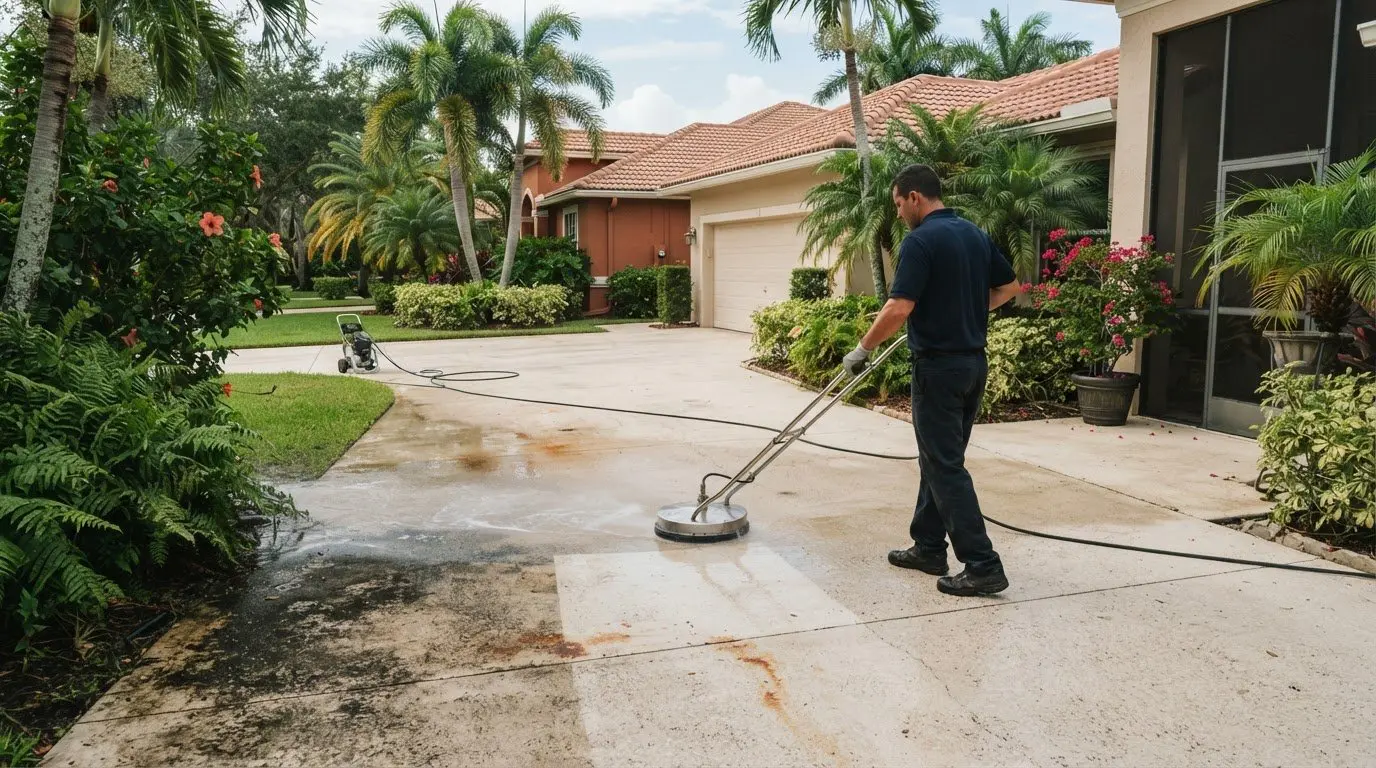 Concrete Stain Removal in West Palm Beach: A Homeowner’s Guide