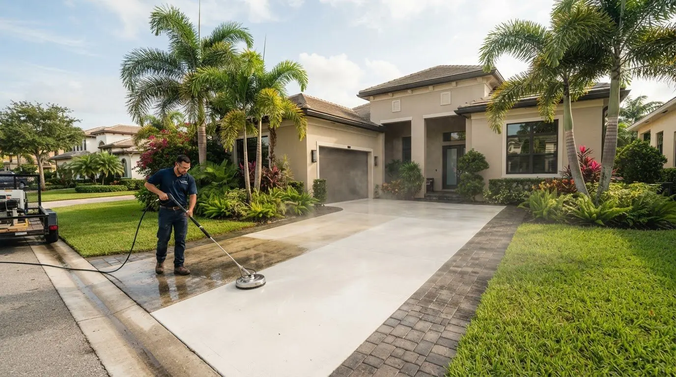Curb Appeal Pressure Washing for Wellington, FL Homes