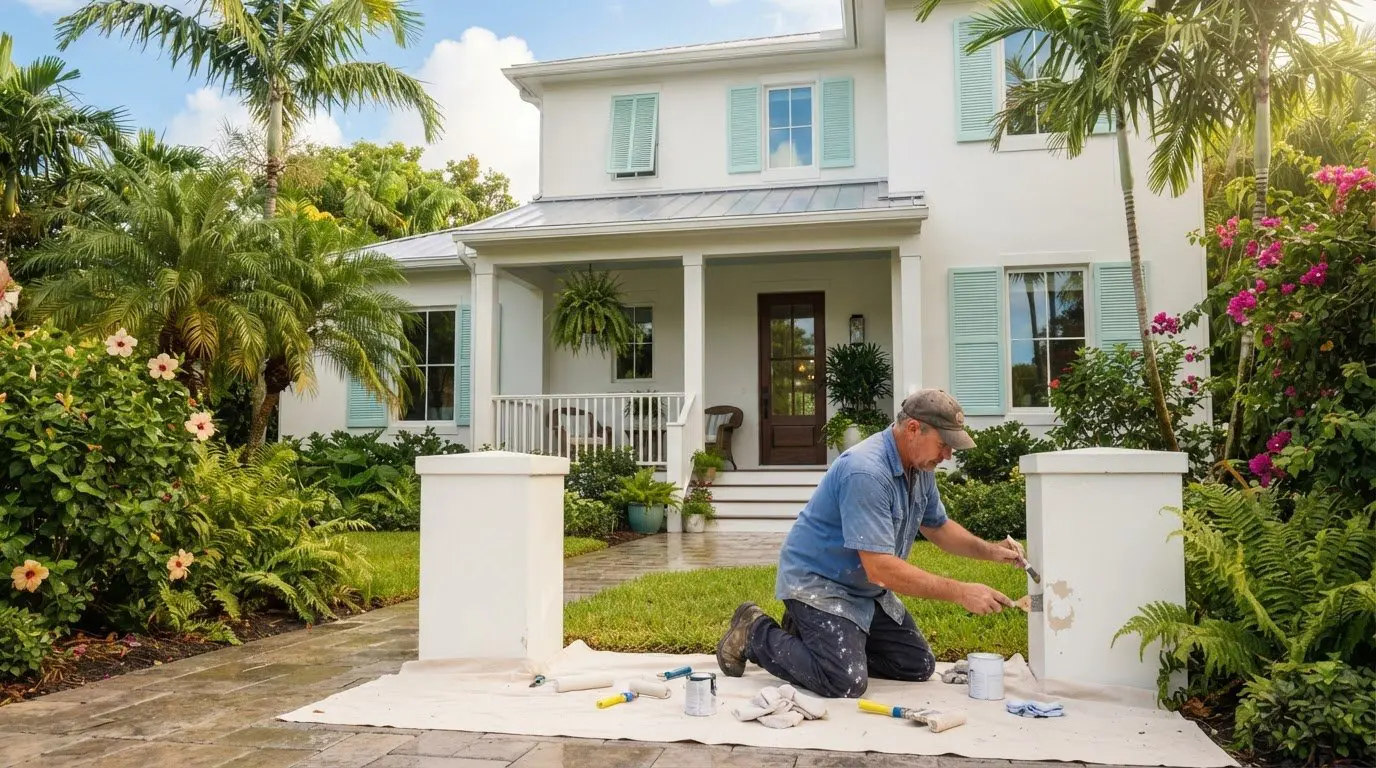 Exterior Painting in West Palm Beach, With Local Surface Prep