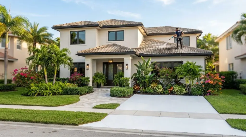 Last-Minute Exterior Cleaning Before Showing a House: A Palm Beach County Plan