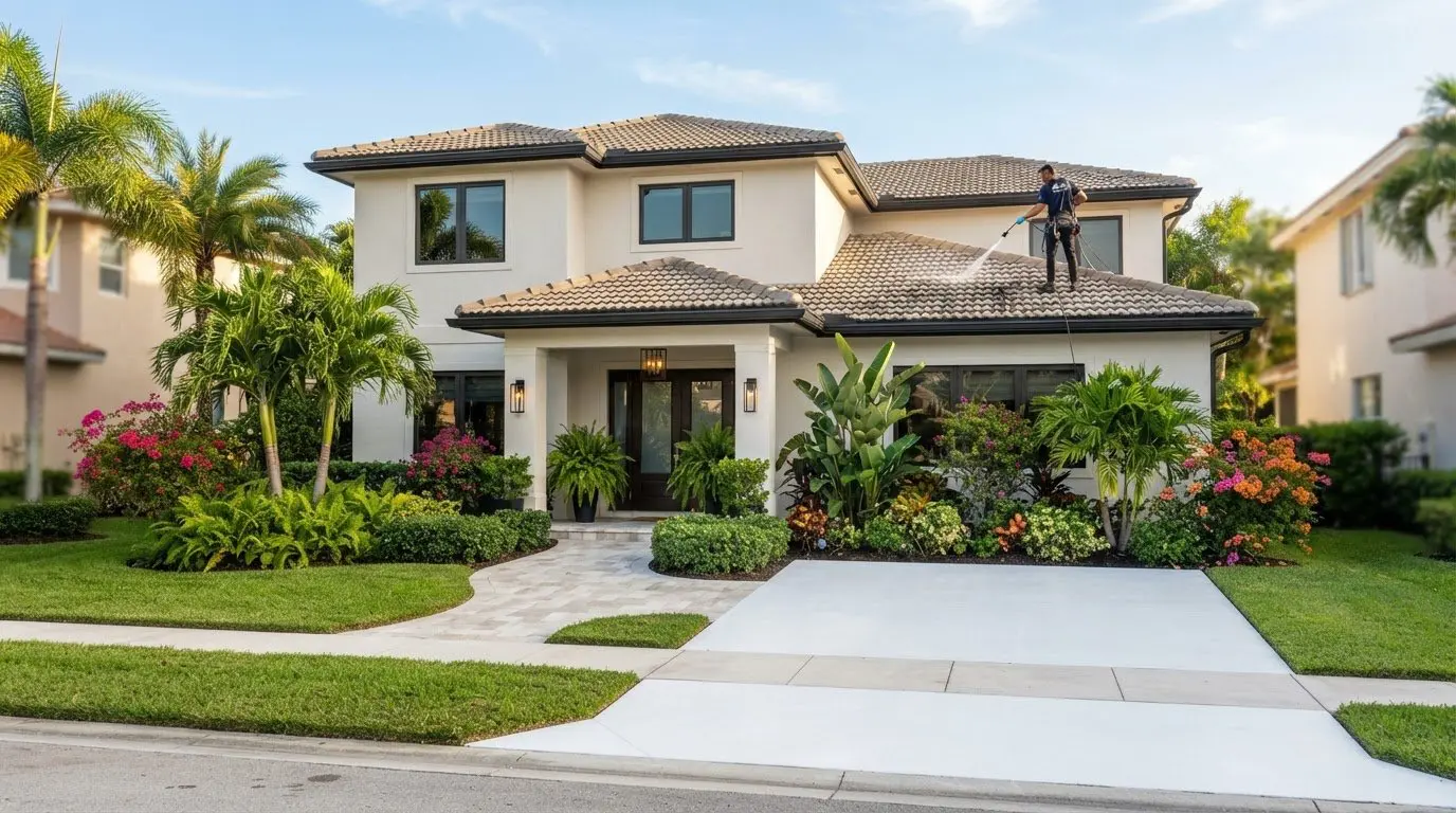 Last-Minute Exterior Cleaning Before Showing a House: A Palm Beach County Plan