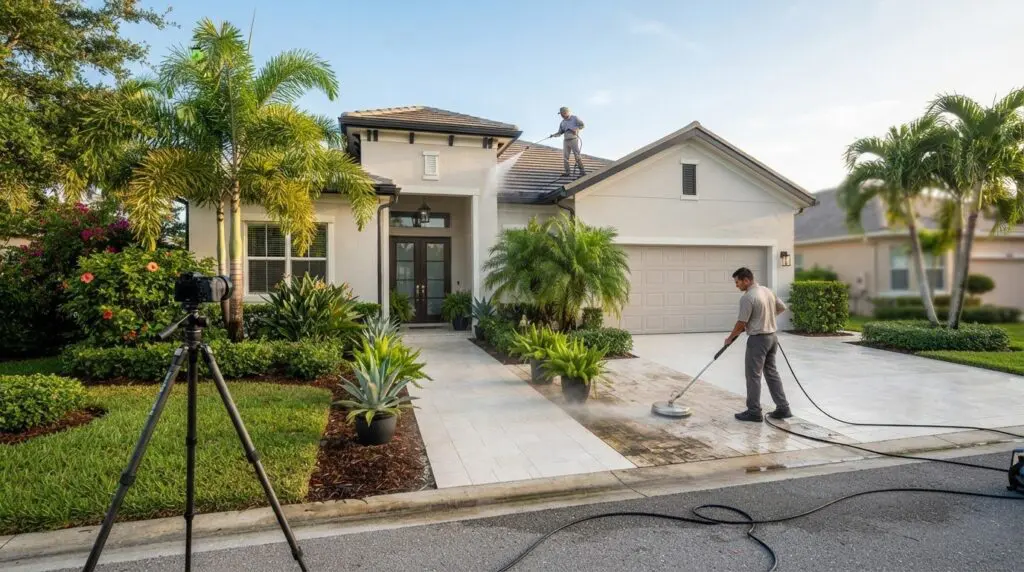 Pre-Listing Pressure Washing in West Palm Beach: A Home-Seller Checklist