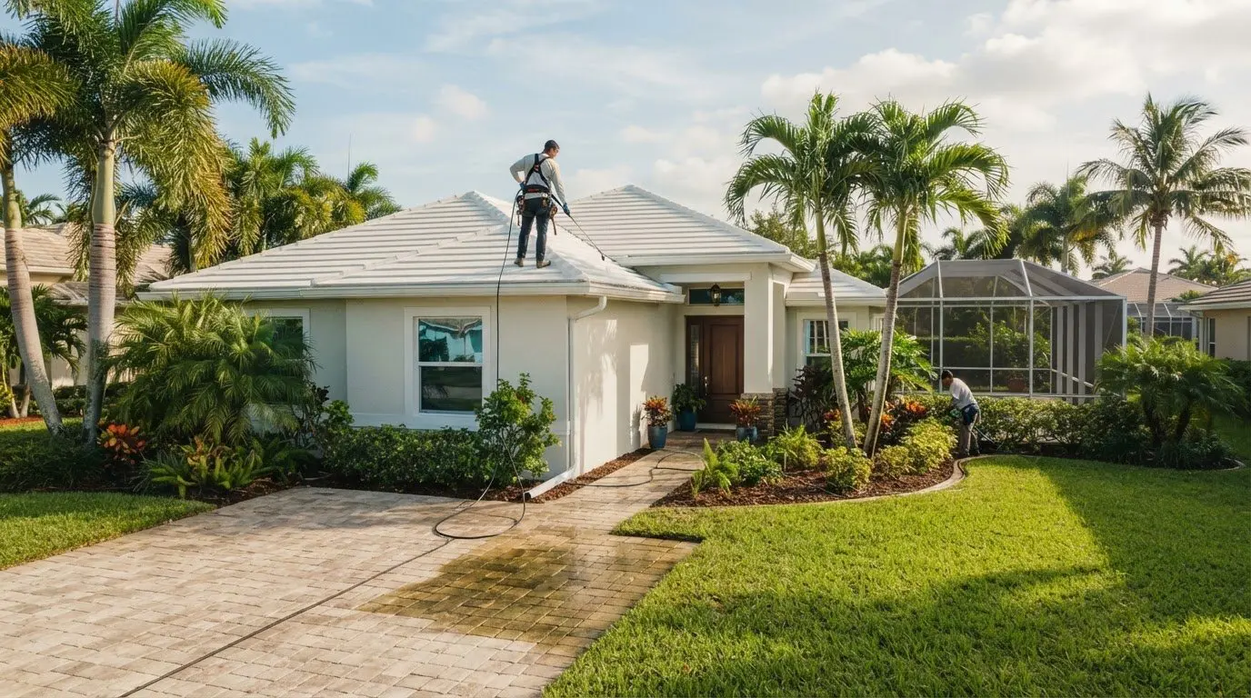 Preparing a Rental Property for New Tenants: Exterior Cleaning in Palm Beach County
