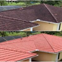 tile roof before after