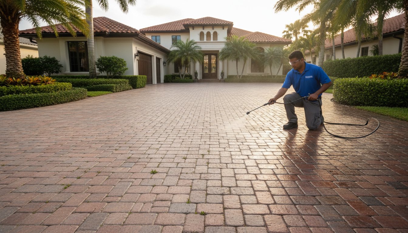 Paver Sealing Palm Beach County: A Homeowner's Guide to Lasting Protection Hero Image