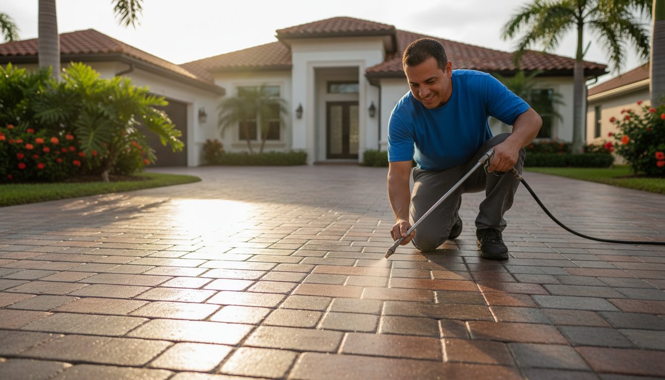 The Professional Paver Sealing Process: A Step by Step Guide Hero Image