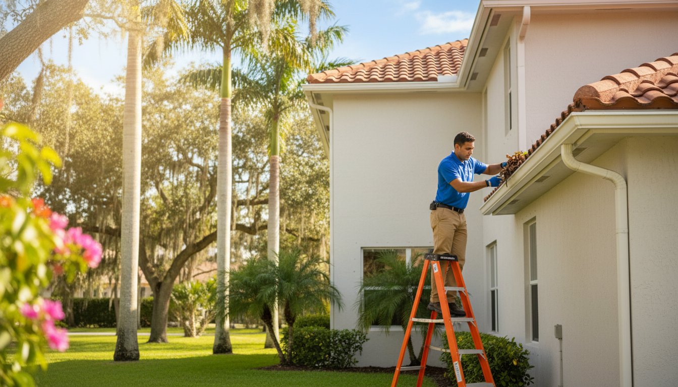 Professional Gutter Cleaning Services in Wellington, FL: Protect Your Home’s Foundation Hero Image