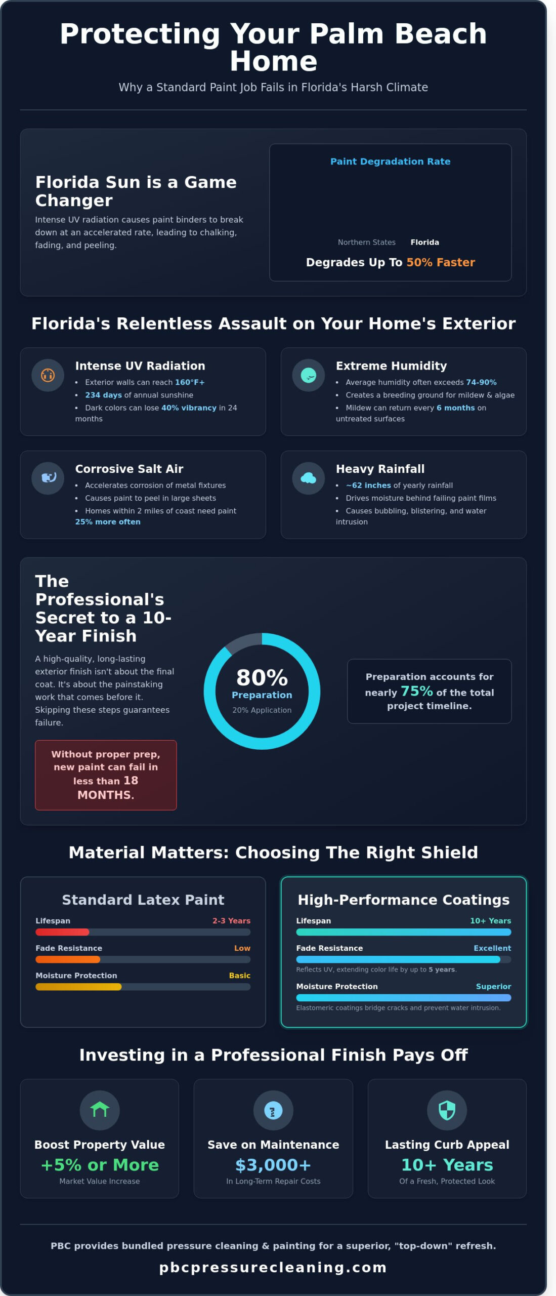 Professional Palm Beach Painters: Protecting Your Home from the Florida Climate