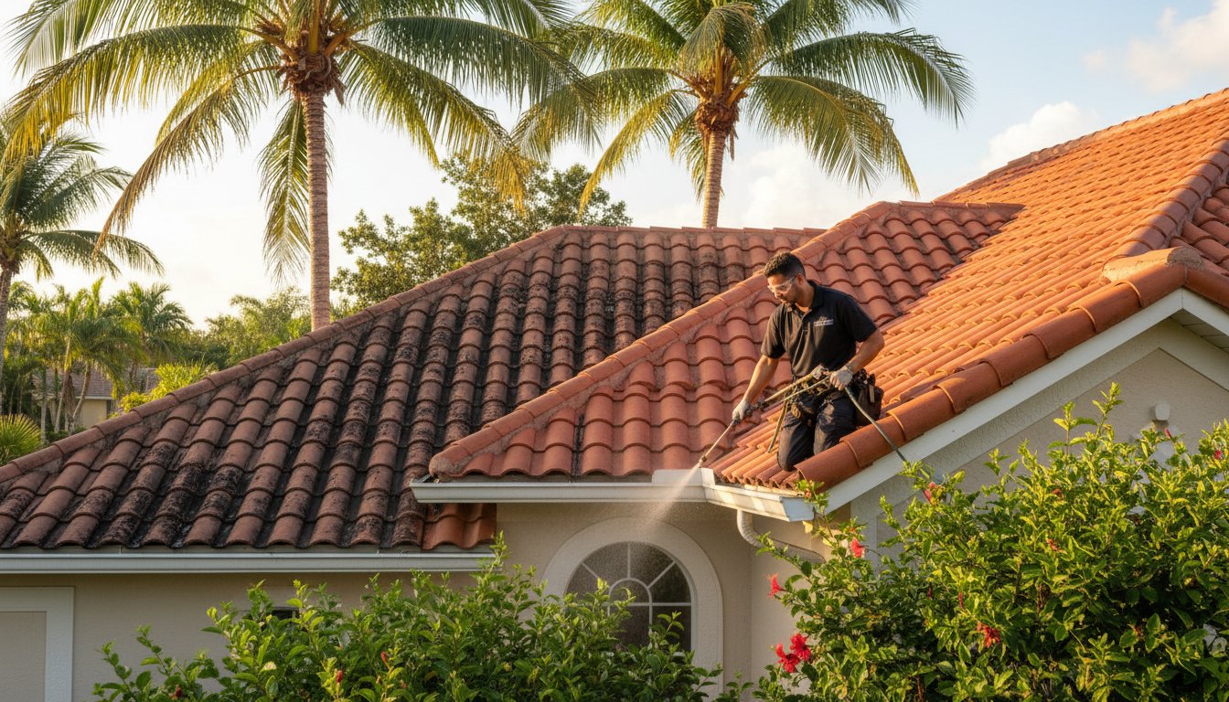 Professional Roof Cleaning: The Ultimate Guide to Protecting Your Florida Home Hero Image