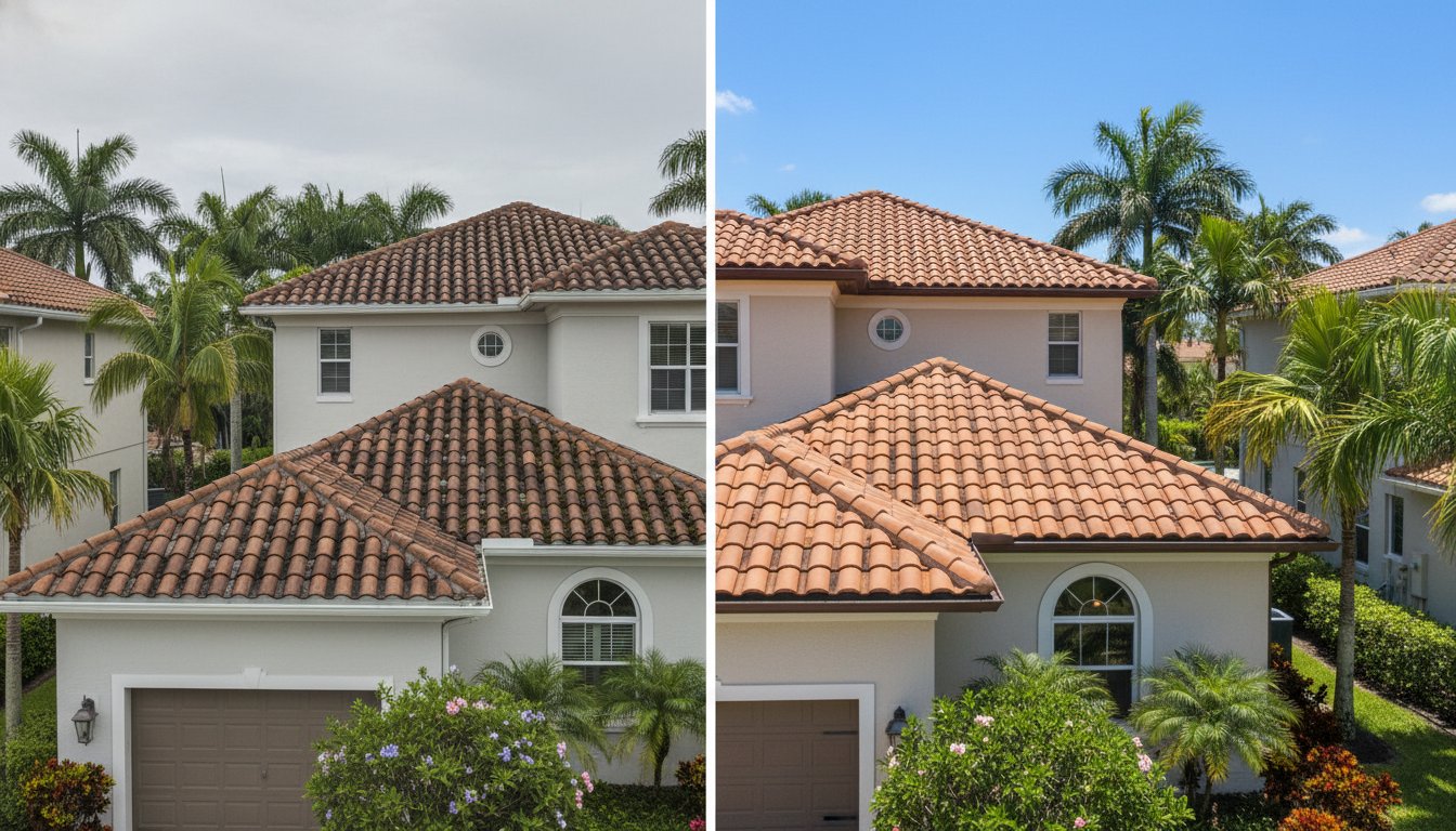 Safe Roof Cleaning Methods for Tile Roofs: A Florida Homeowner’s Guide Hero Image