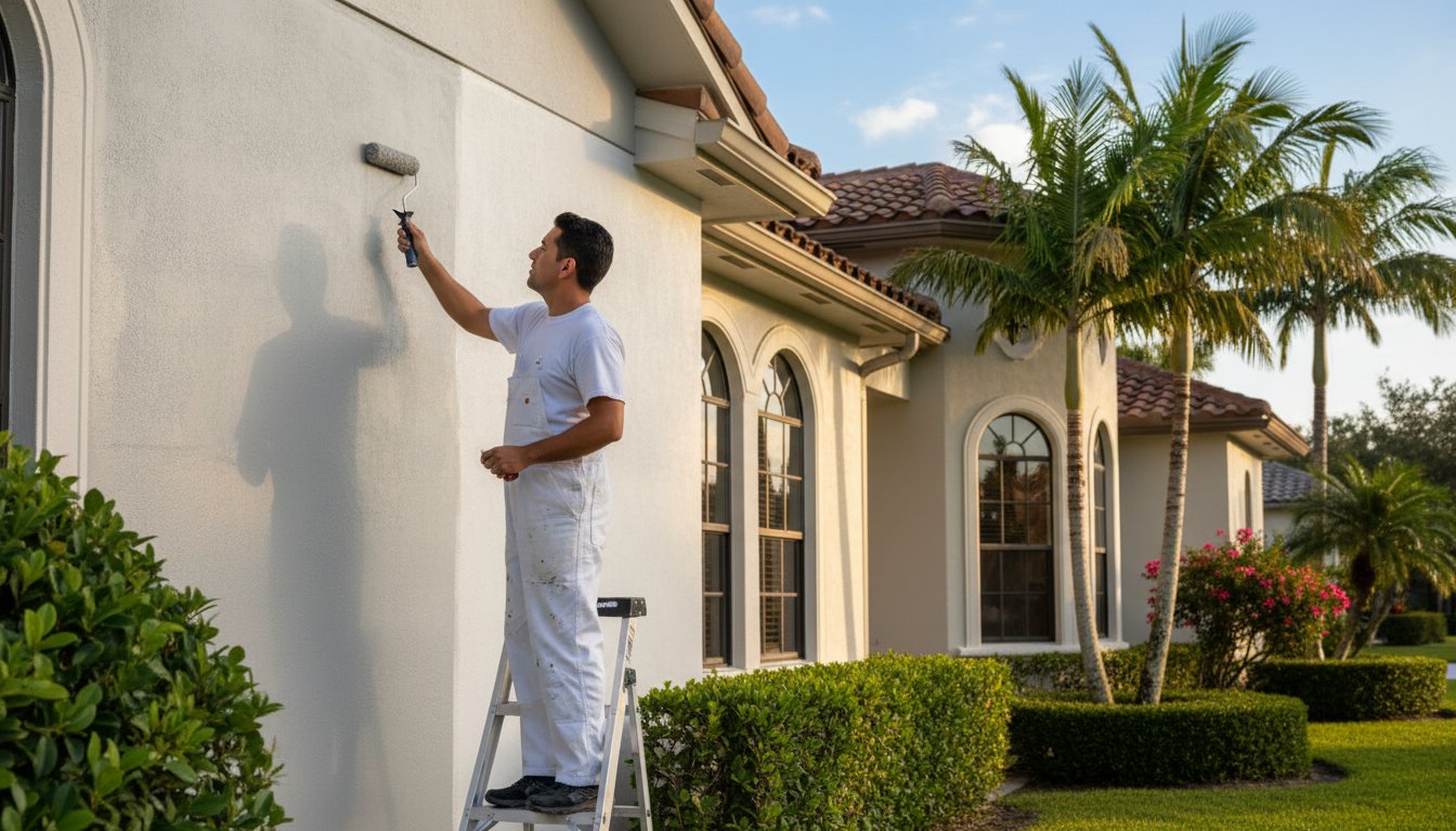 Exterior House Painting in Palm Beach County: The Ultimate Homeowner’s Guide