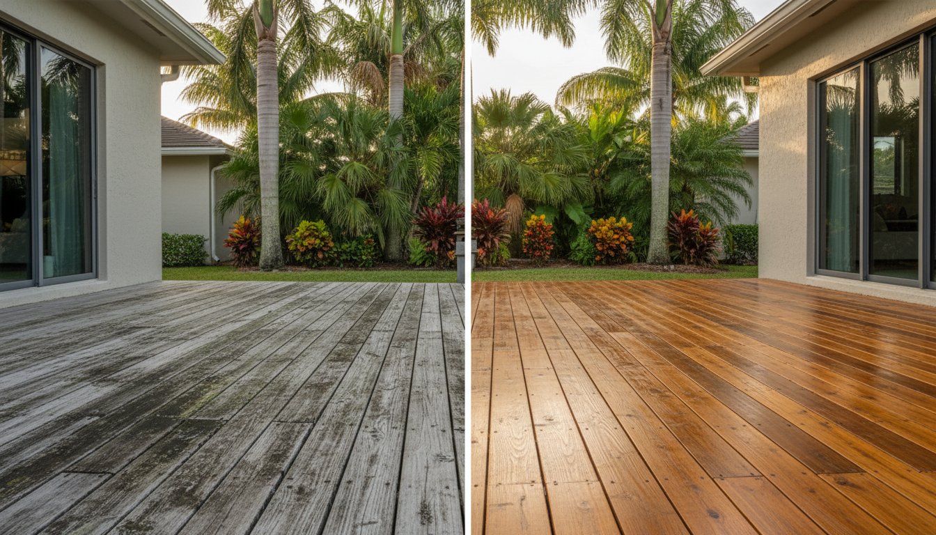 Professional Deck Wash Guide: How to Restore Your Florida Deck in 2026