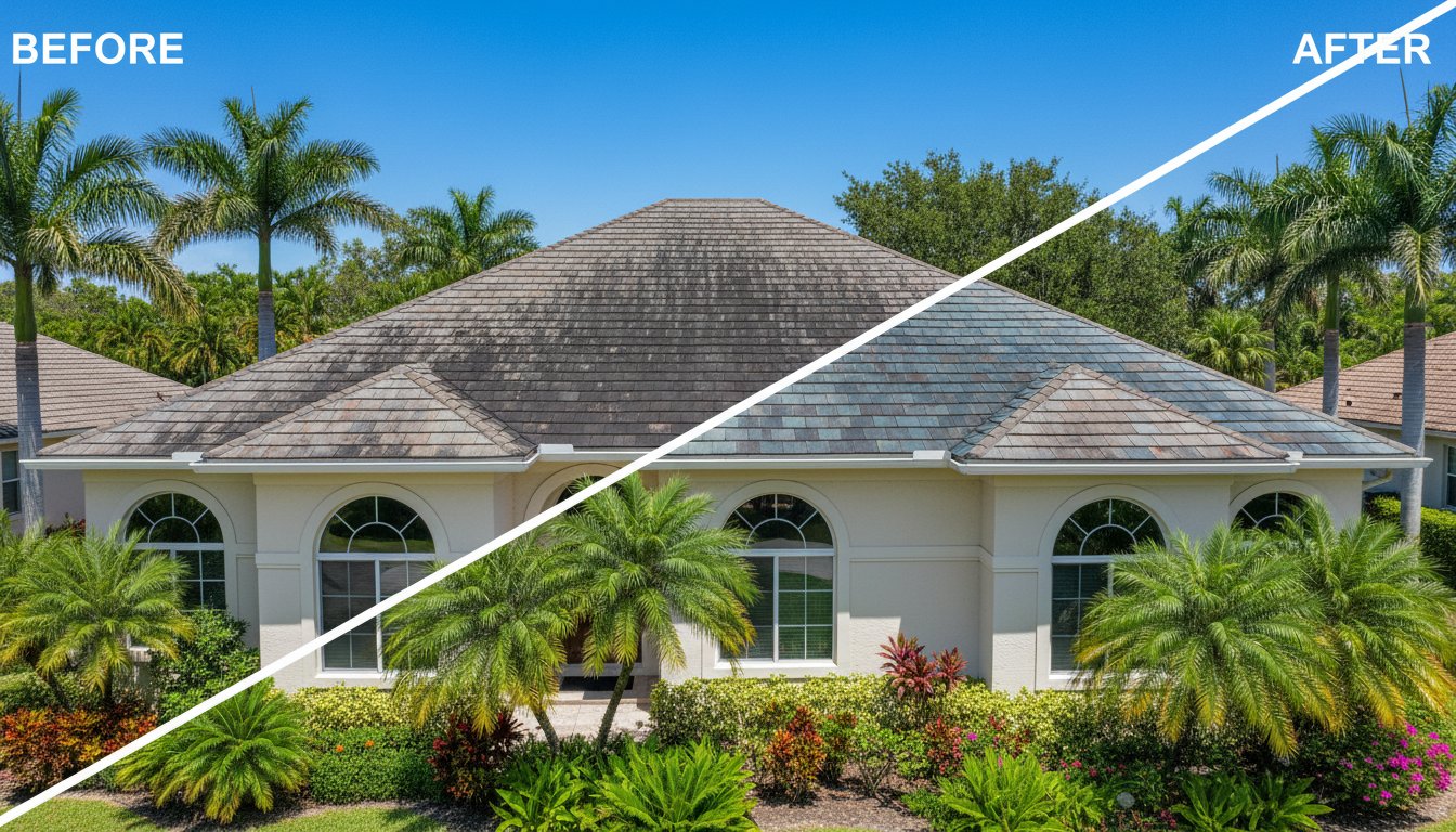 The Top Soft Wash Roof Cleaning Benefits for Your Florida Home in 2026