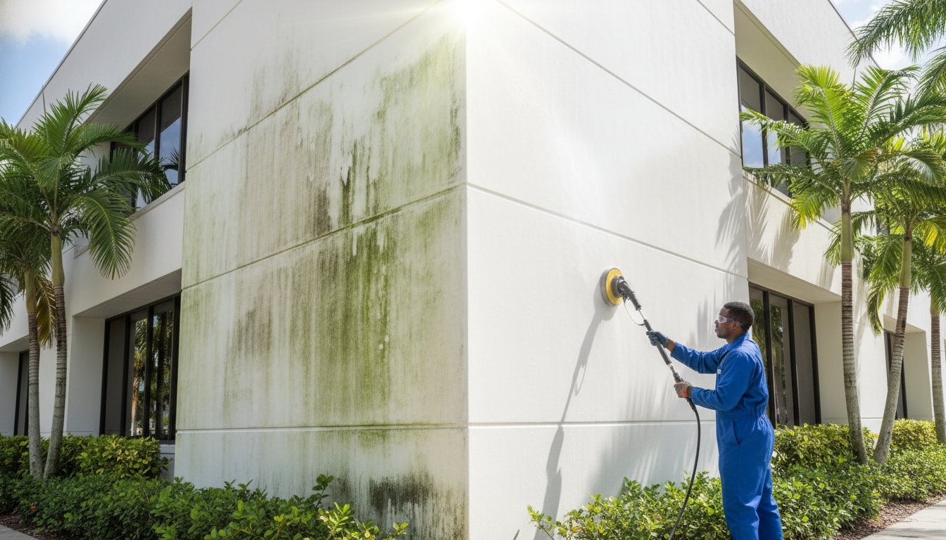 Commercial Pressure Washing Near Me: Protecting Your Palm Beach Business