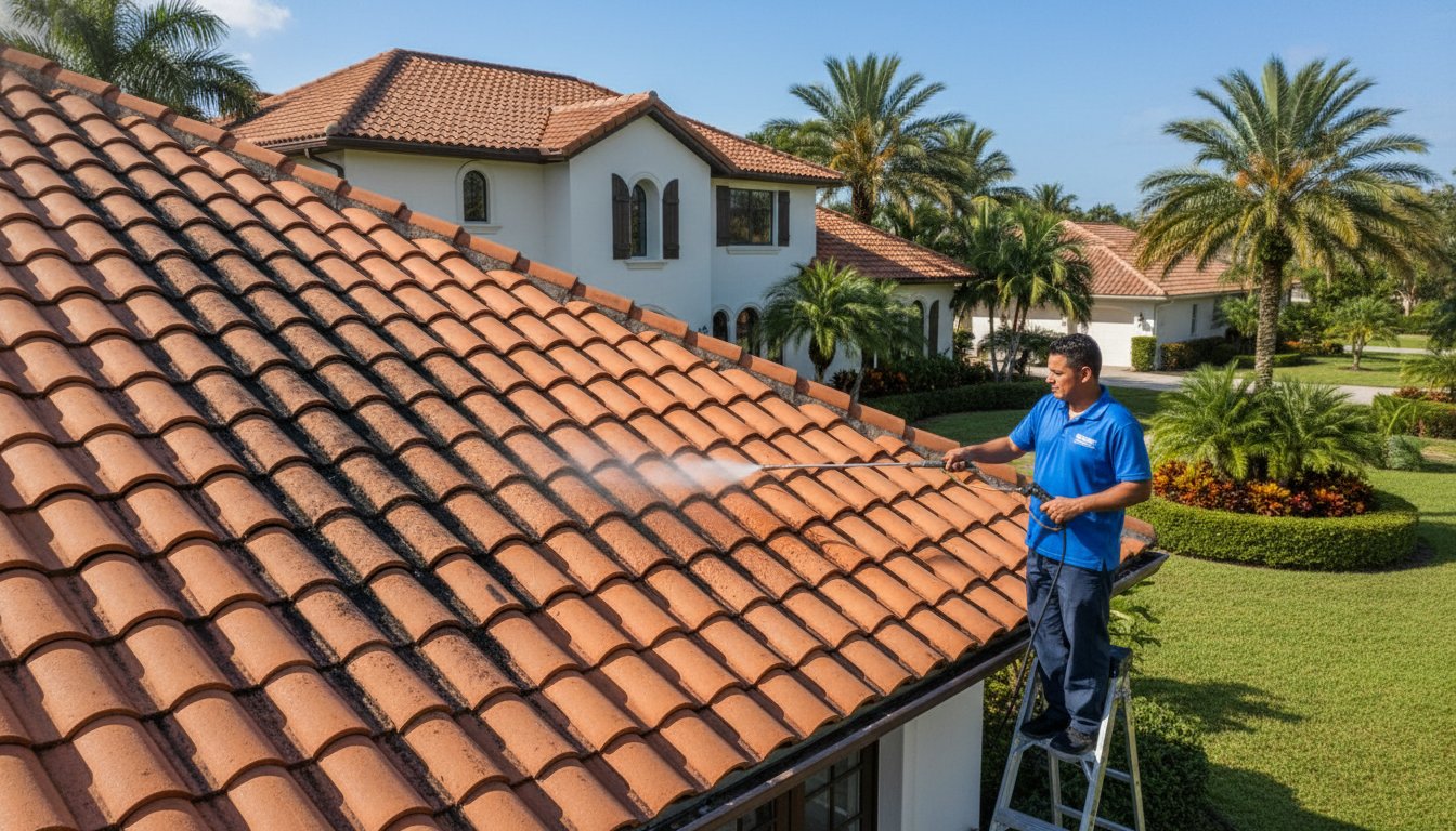 Find Roof Power Washing Near Me: A Palm Beach County Hiring Guide