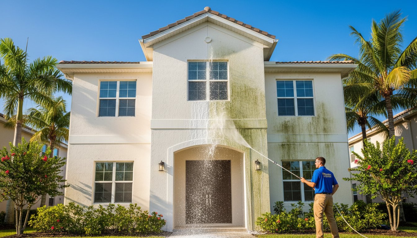 Professional House Washing in Boca Raton: Restore Your Home's Curb Appeal