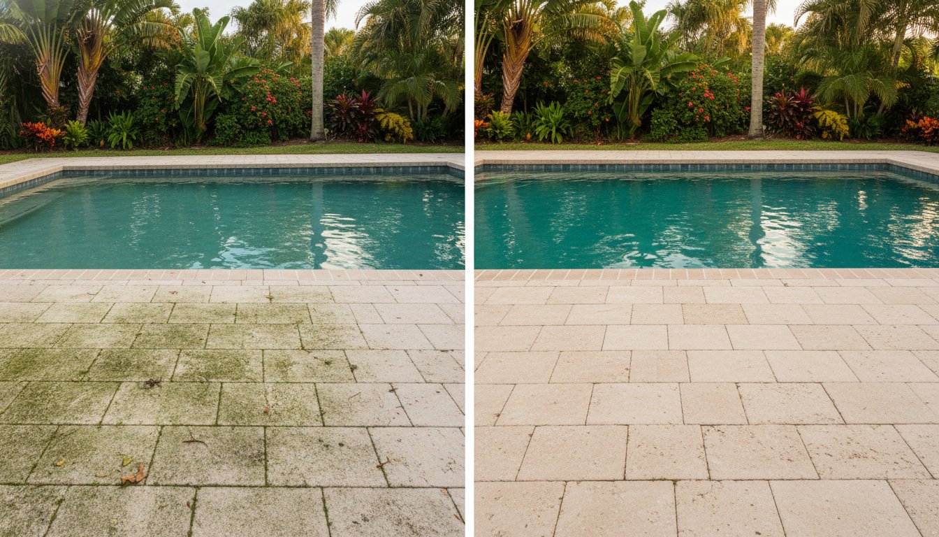 Professional Pool Deck Cleaning Service in Palm Beach County
