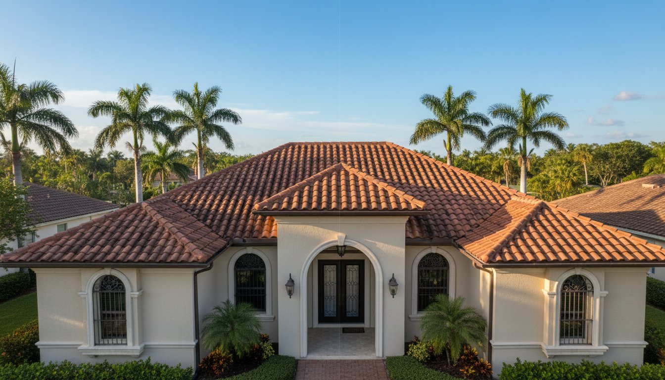 Soft Wash Roof Cleaning: The Complete Guide for Palm Beach County Homeowners