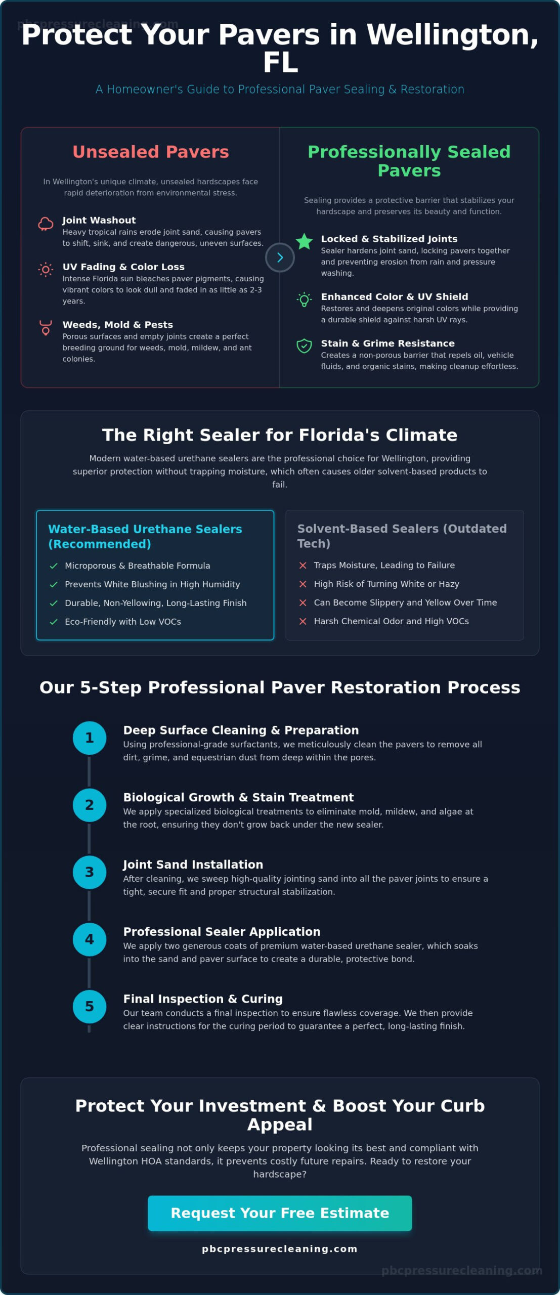 Professional Paver Sealing in Wellington, FL: The Complete 2026 Guide