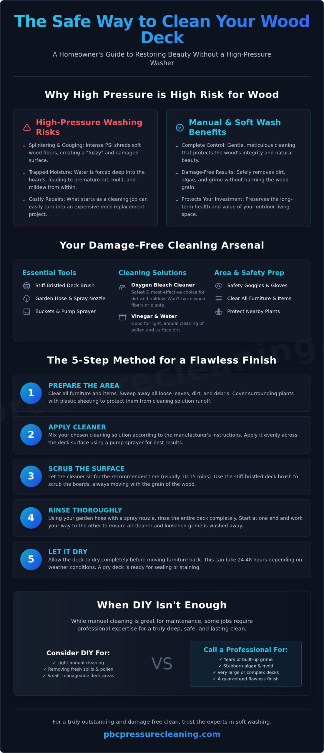 How to Clean a Wood Deck Without a Pressure Washer: A Step-by-Step Guide